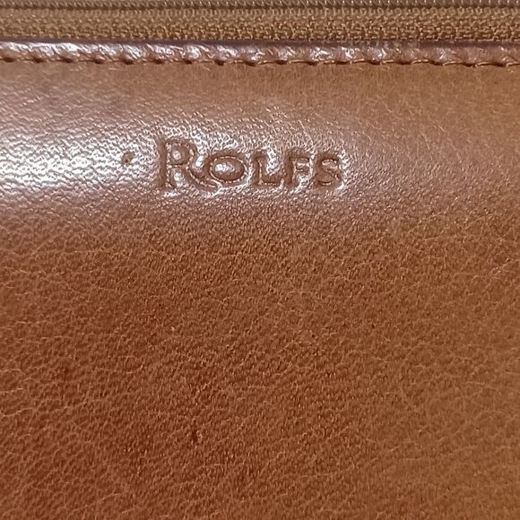 Vintage ROLFS Genuine Brown Leather Wallet - Picture 2 of 6